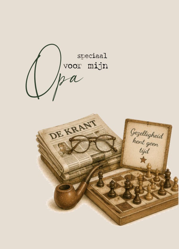 Ansichtkaart Opa