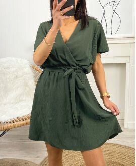 Robe vert kaki