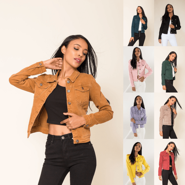 veste couleur camel .