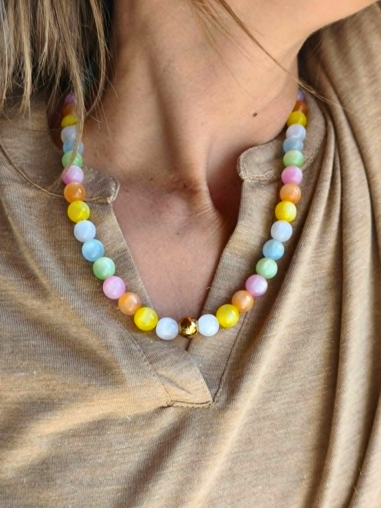 Collier Prisma doré