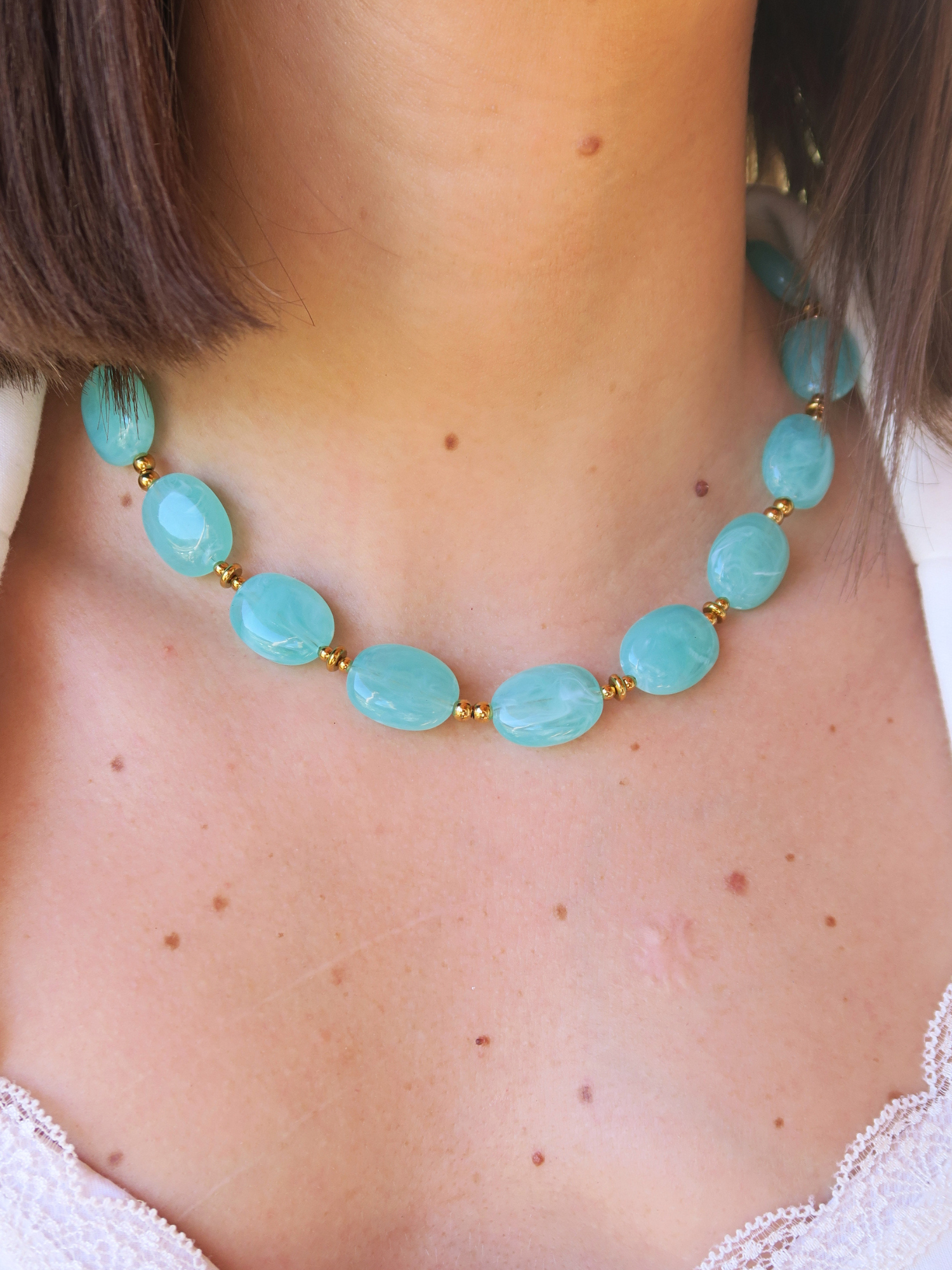 Collier Aurore doré