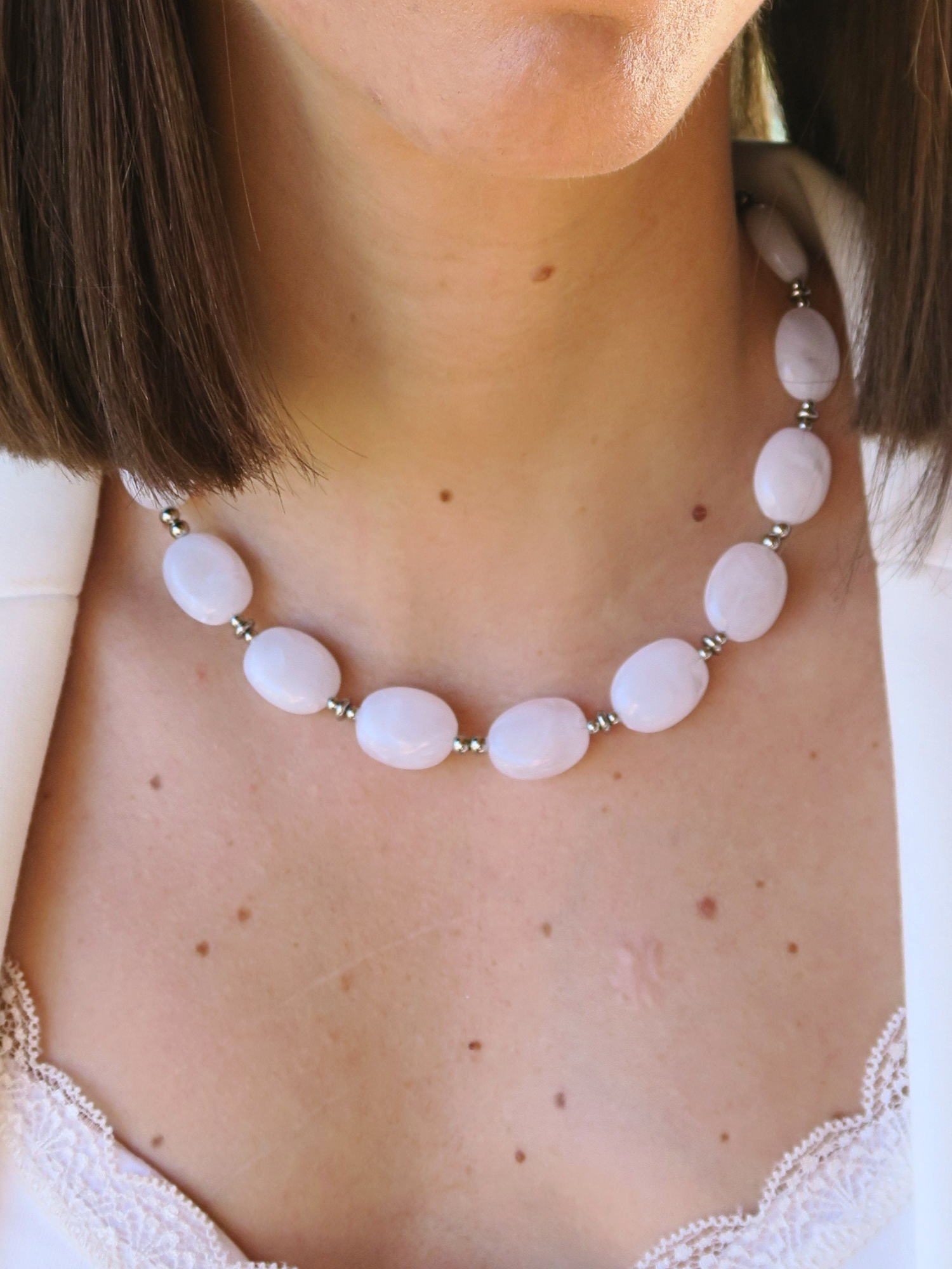 Collier Aurore argenté