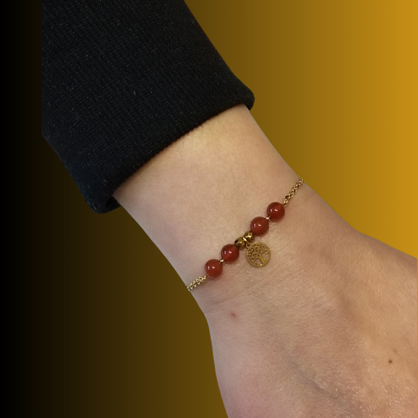 Bracelet chaine doré