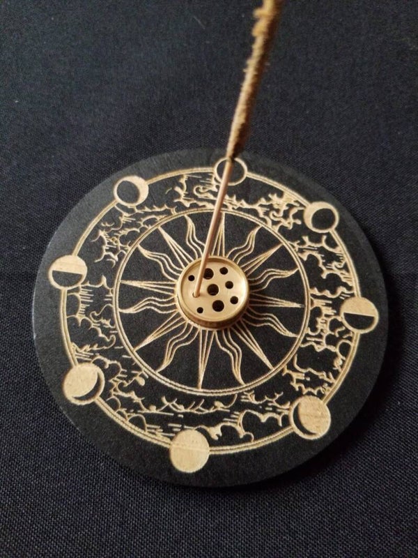 Porte encens cycle lunaire