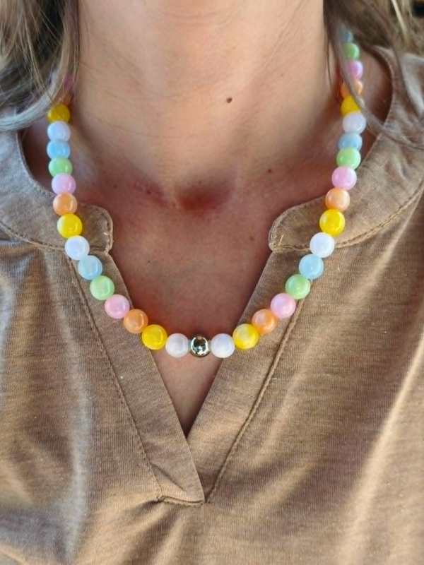 Collier Prisma argenté
