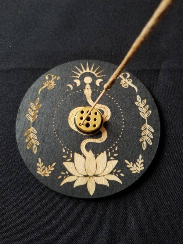 Porte encens serpent