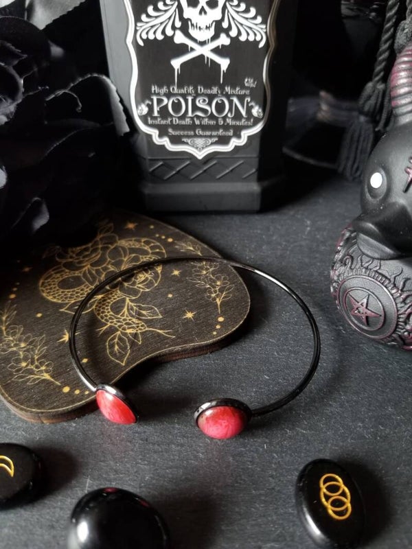 Jonc noir & rouge