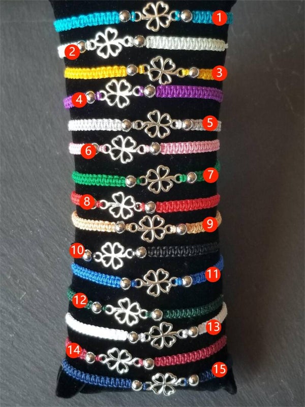 Bracelets "chance" macramé