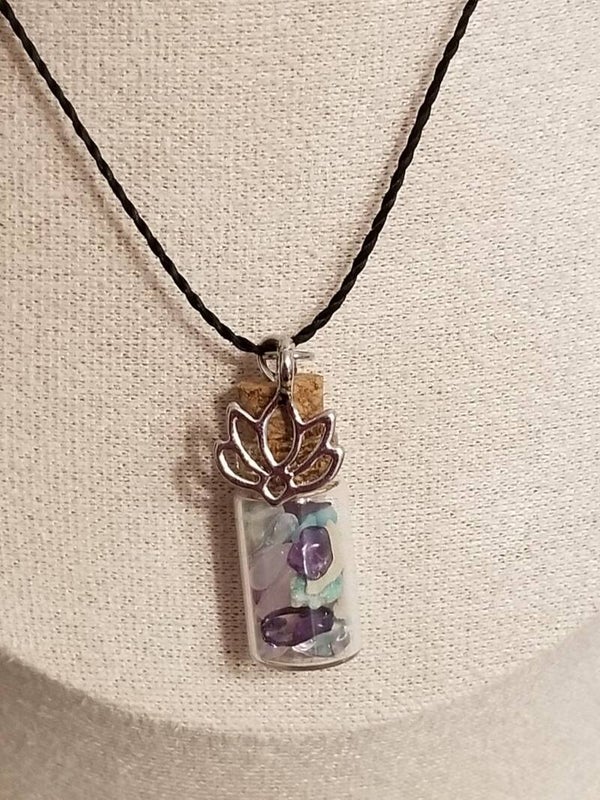 Collier fiole "apaisement"