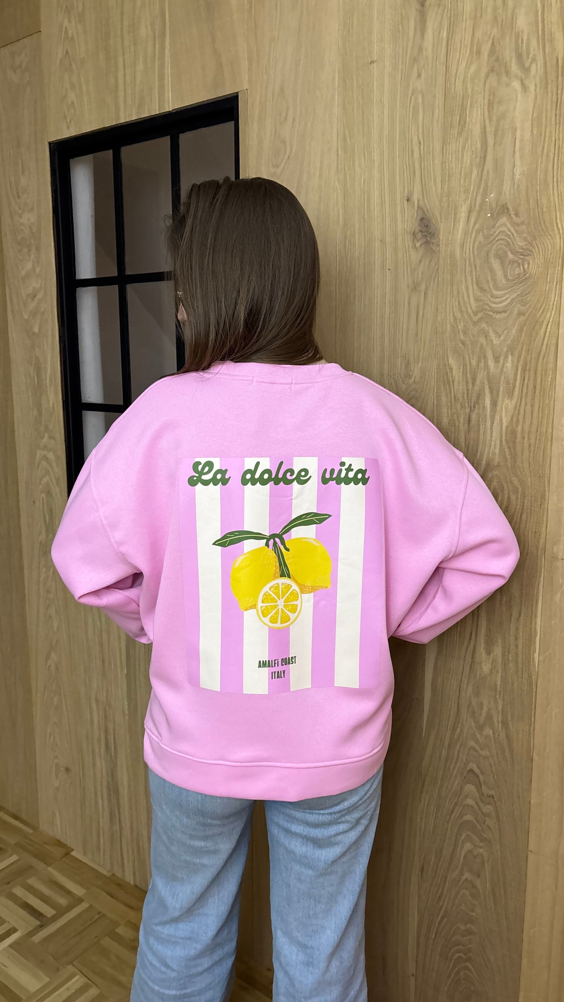 La dolce vita sweater pink - ONE SIZE