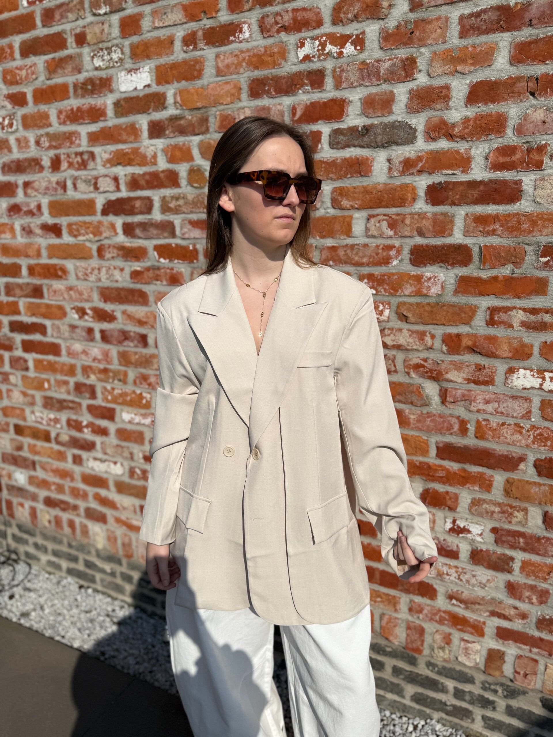 Timeless blazer - beige