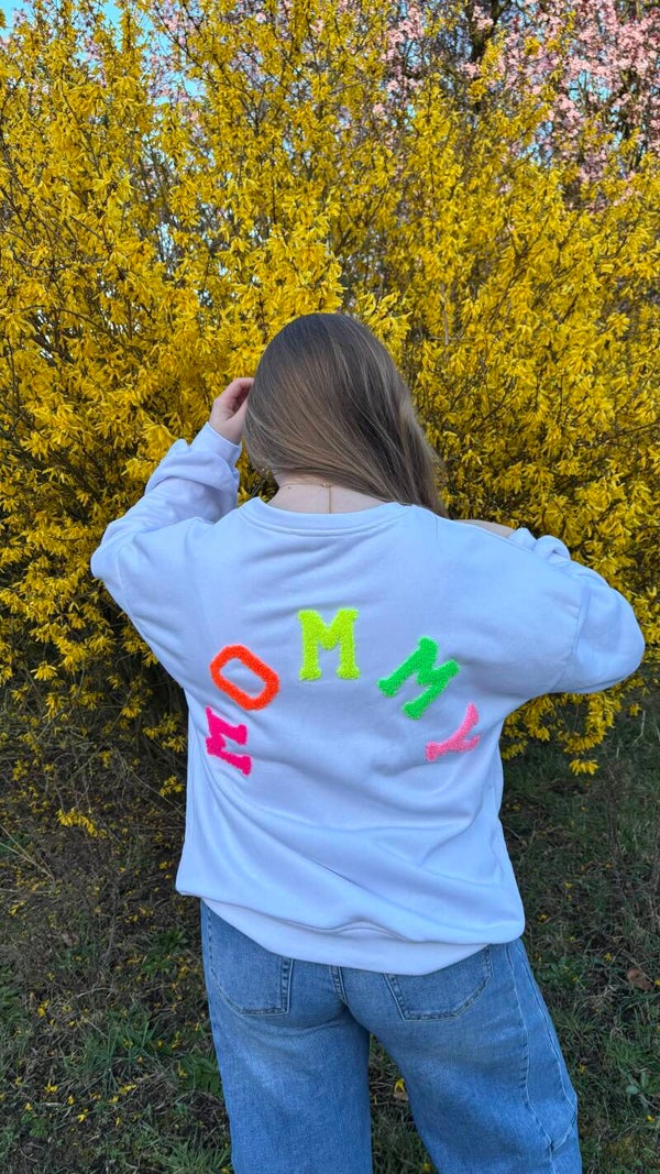 Mommy longsleeve white - one size