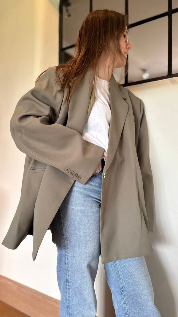 Oversized blazer - Green
