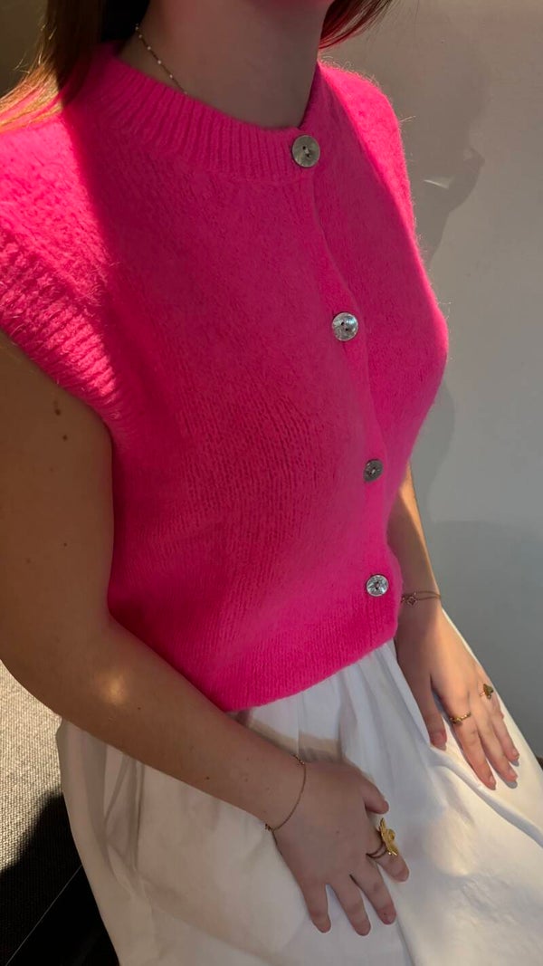 Debardeur with buttons