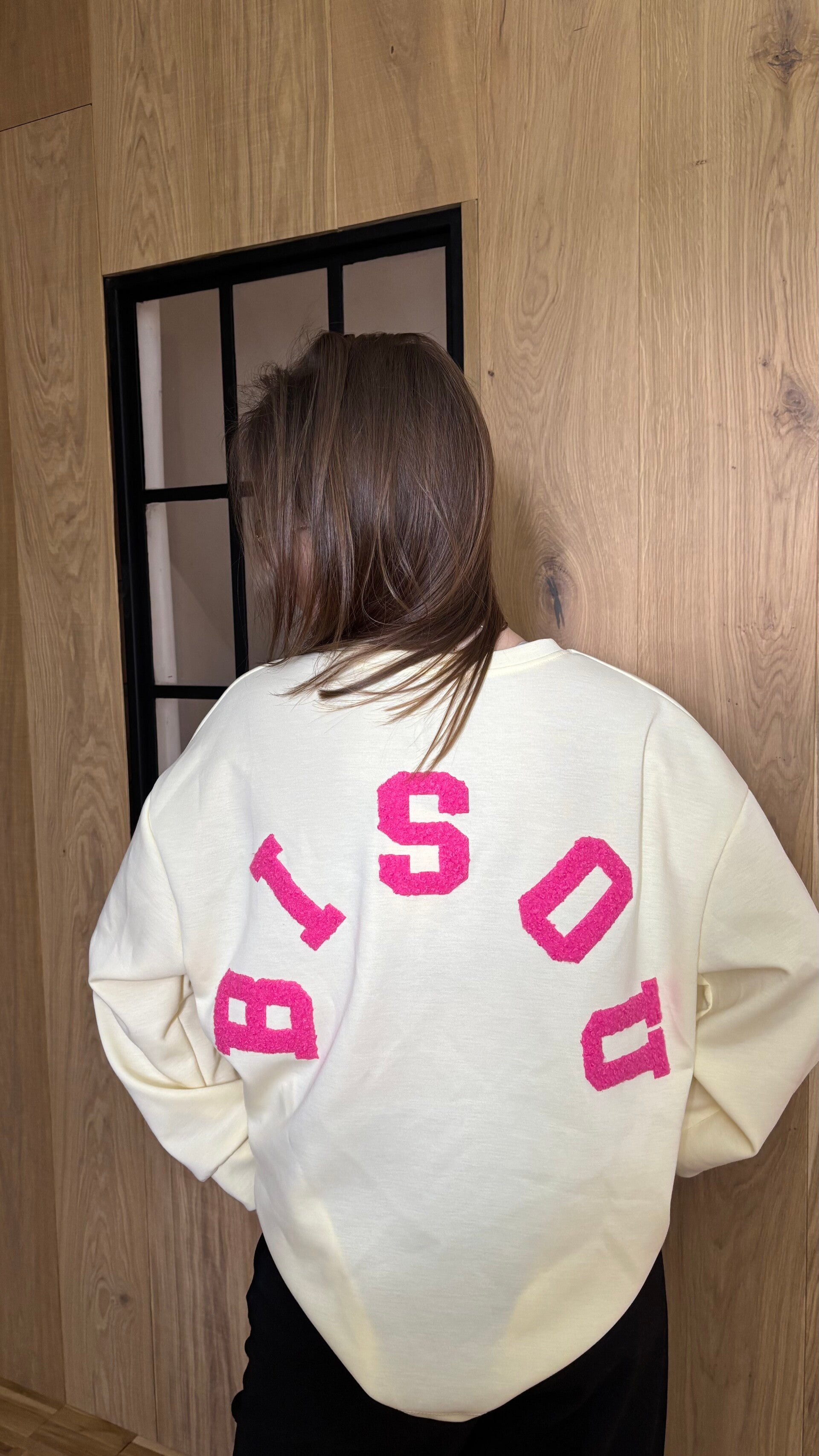 Bisou longsleeve yellow – ONE SIZE