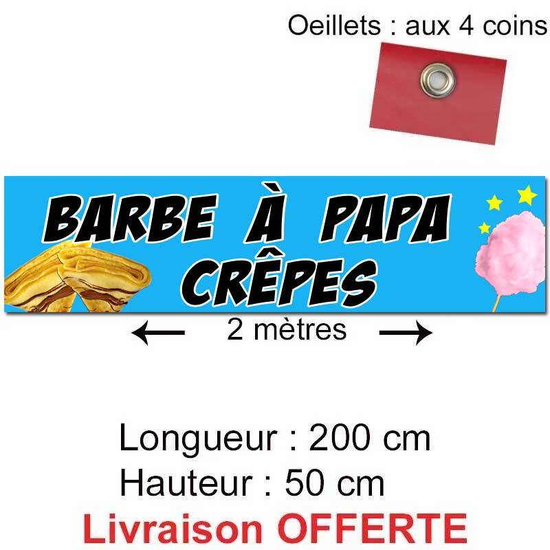 stand barbe papa crepe