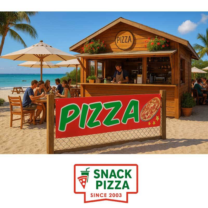 banderole affichage restaurant pizza pizzeria