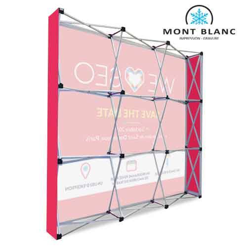 stand exposition le bleu t mont blanc impression la roche sur foron