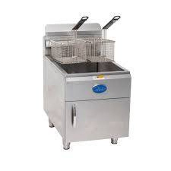 Countertop Gas 2 Tanks Fryer (2 Baskets)