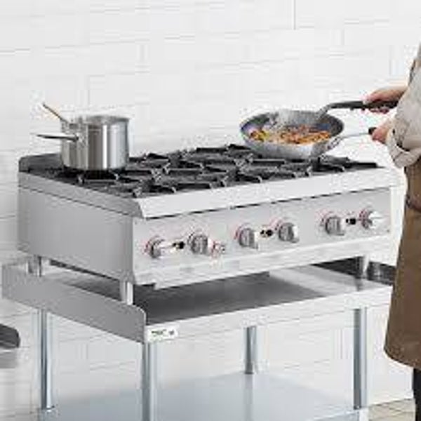 Countertop Gas Range (6 Burners)