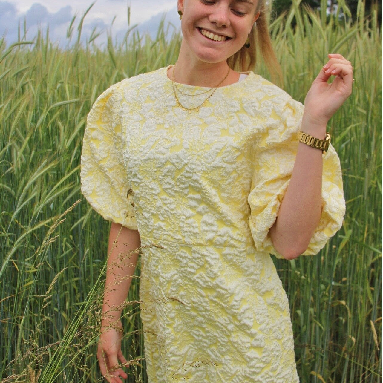 Jurk | Daisy geel