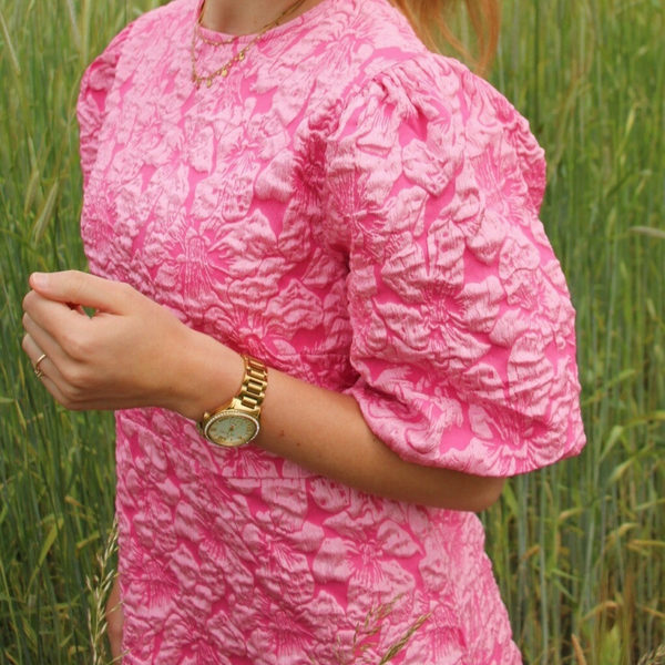 Jurk | Daisy roze