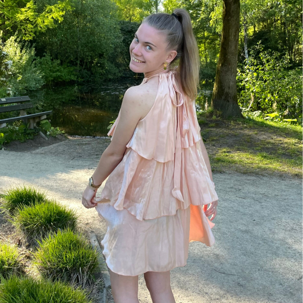 Jurk l Summer zalmroze