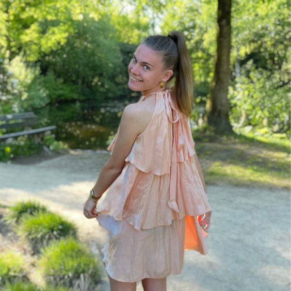 Jurk l Summer zalmroze