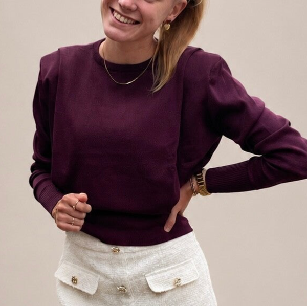 Top Annemarell Aubergine