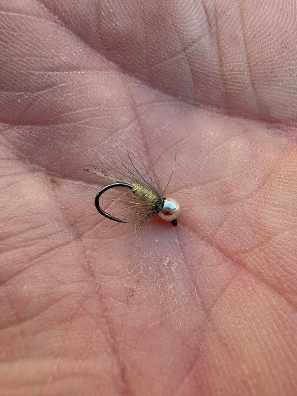 Nymphe dubbing de soie 255 h 16 bille 2,8 argent