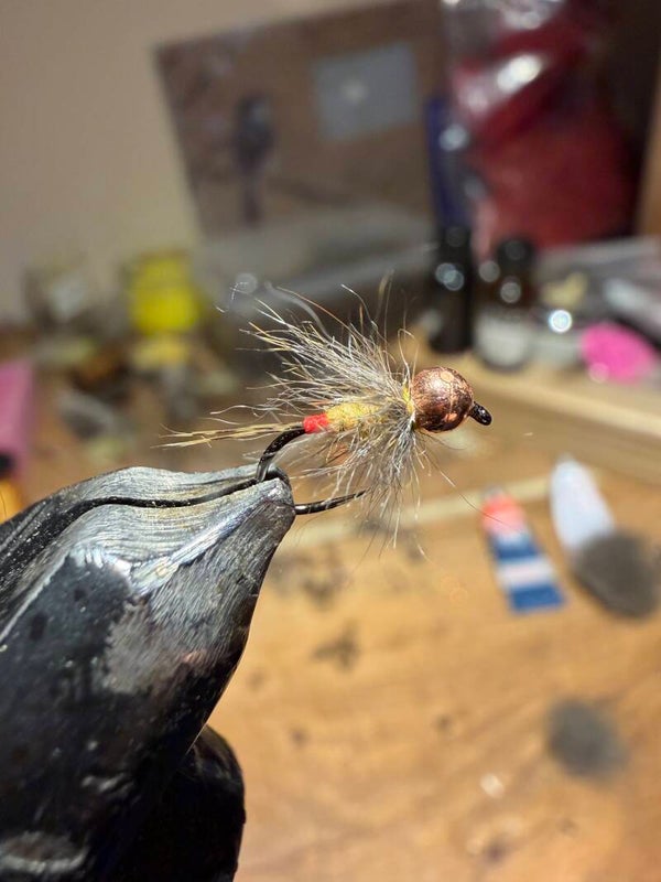Nymphe dubbing de soie en 300 bille 2.3 cuivre