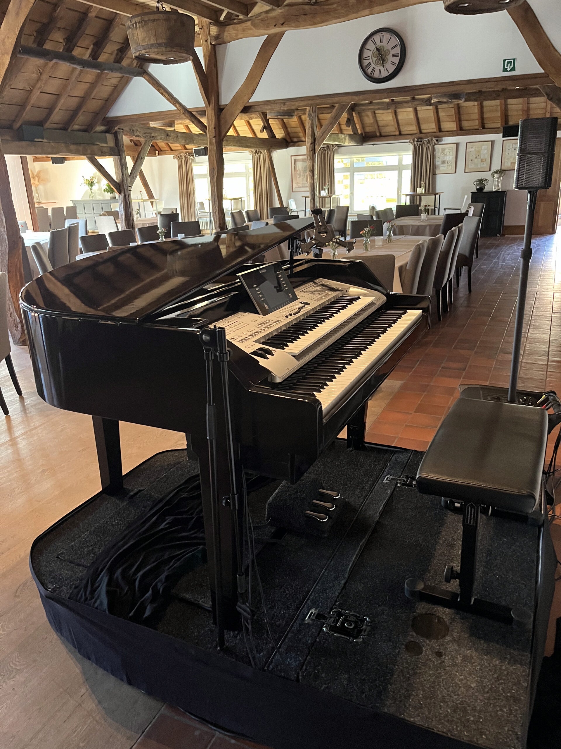 “Extra klankmogelijkheden met keyboard en digitale piano.”