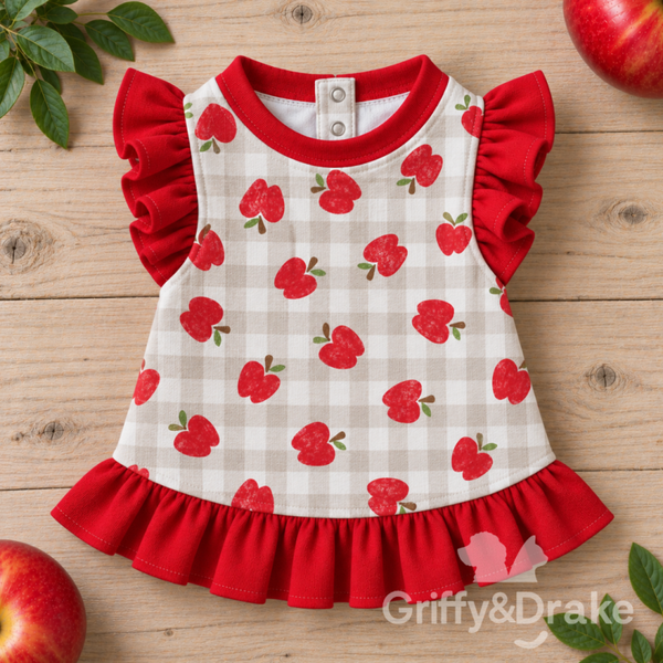 Apple of My Eye Ruffle Shirt
