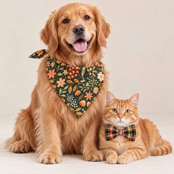 PREORDER Griffy & Drake Plaids & Posies Bandana Collection