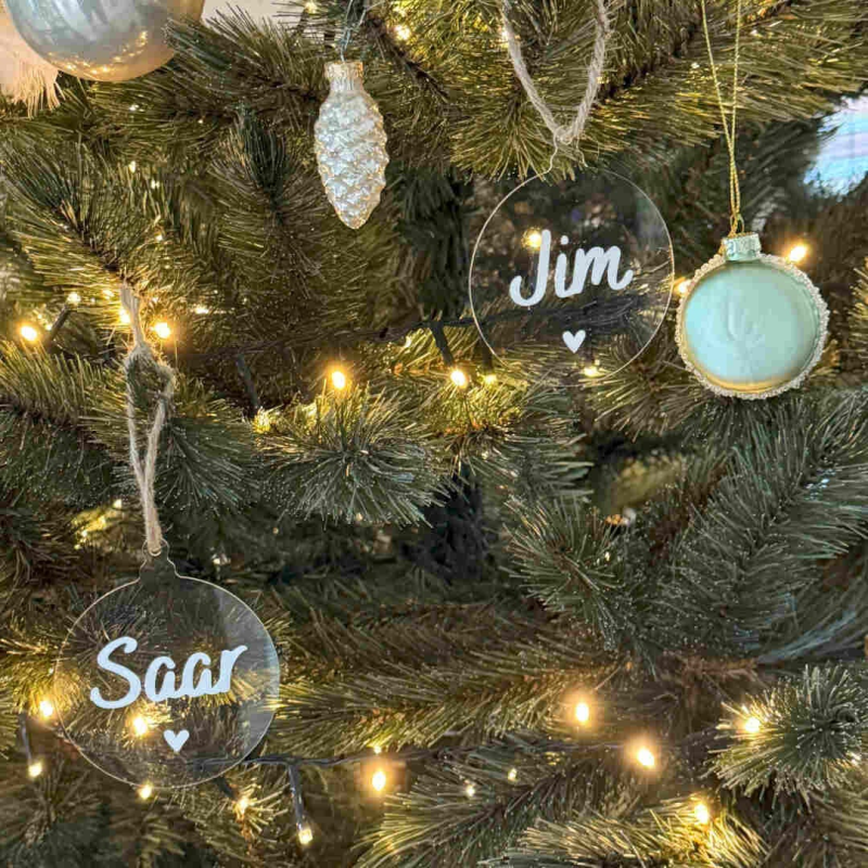 Kerstbal met naam