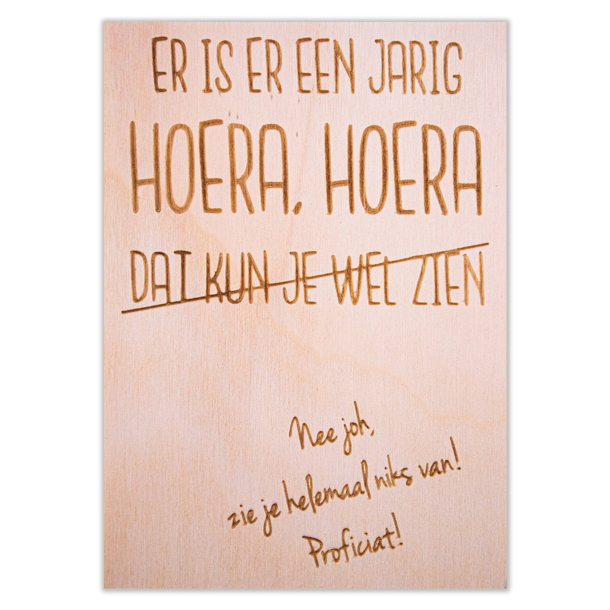 Er is er een jarig hoera