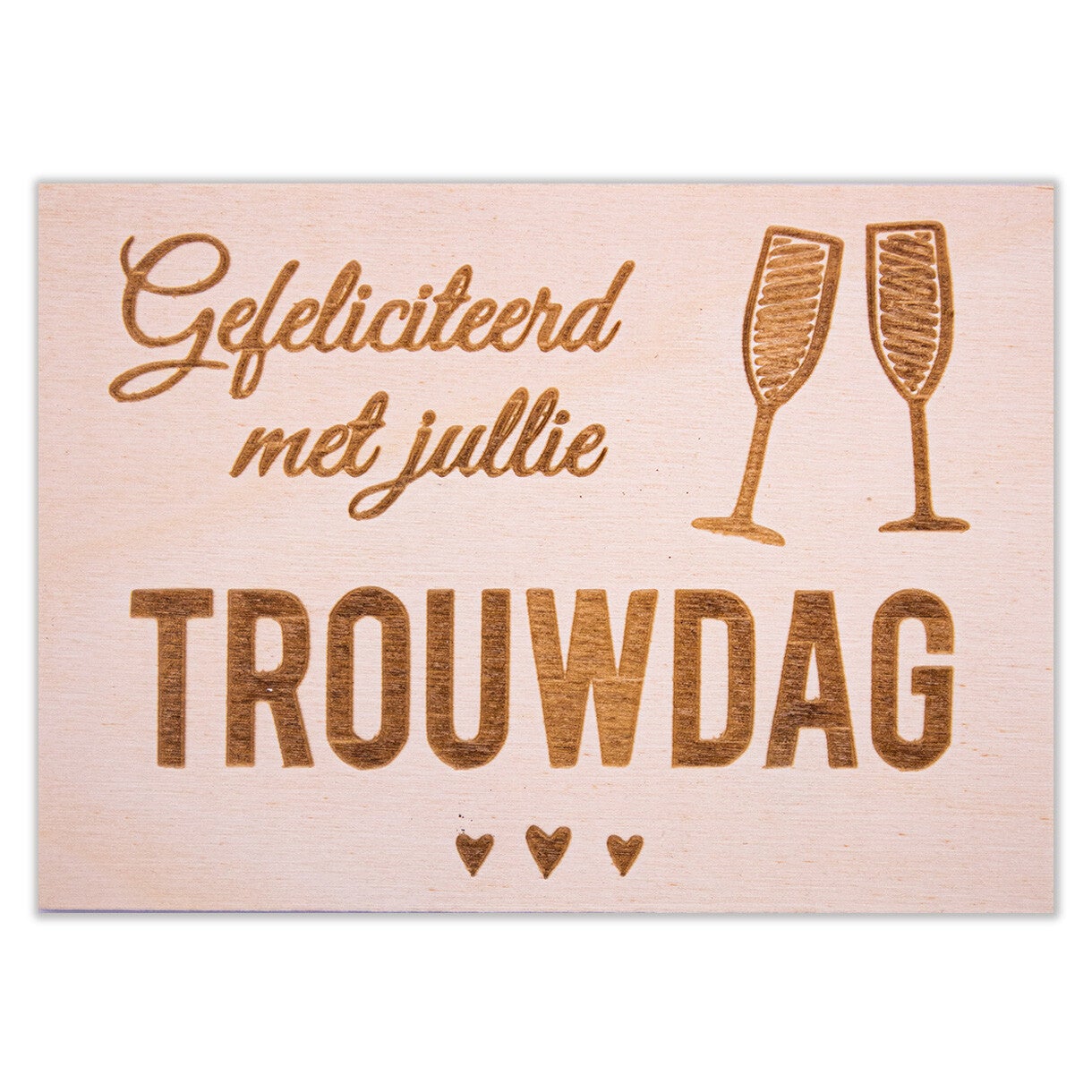 Gefeliciteerd met jullie trouwdag