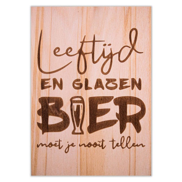 Leeftijd en glazen bier