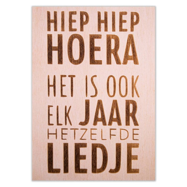 Hiep hiep hoera