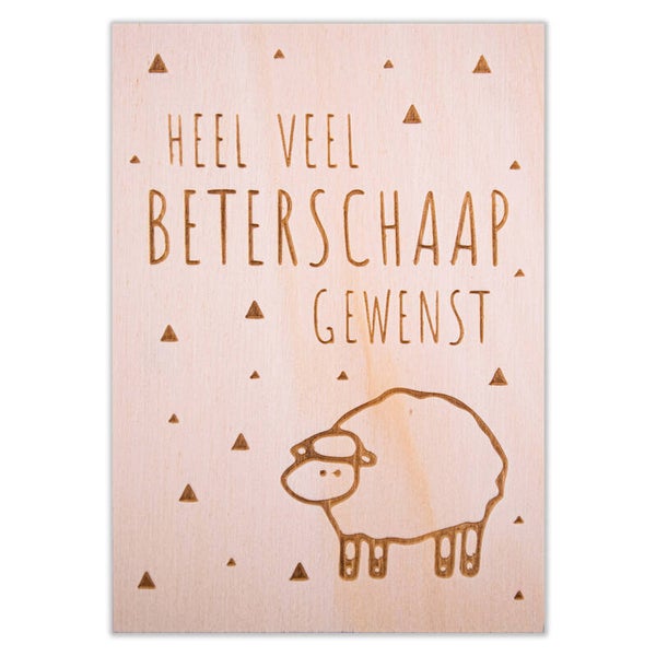 Heel veel beterschaap gewenst