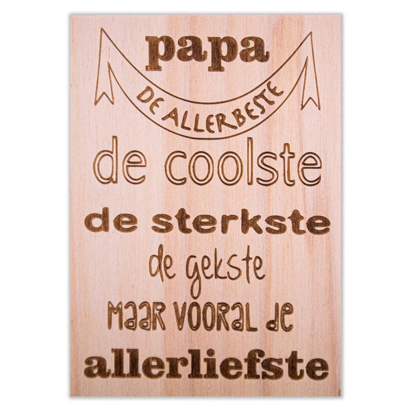 Papa, de allerbeste