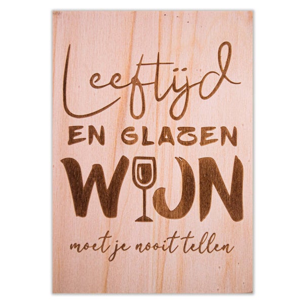 Leeftijd en glazen wijn hoef je niet te tellen