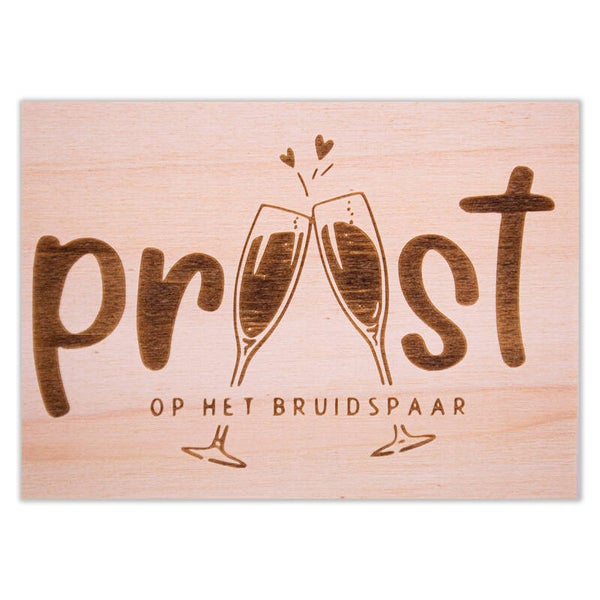 Proost op het bruidspaar