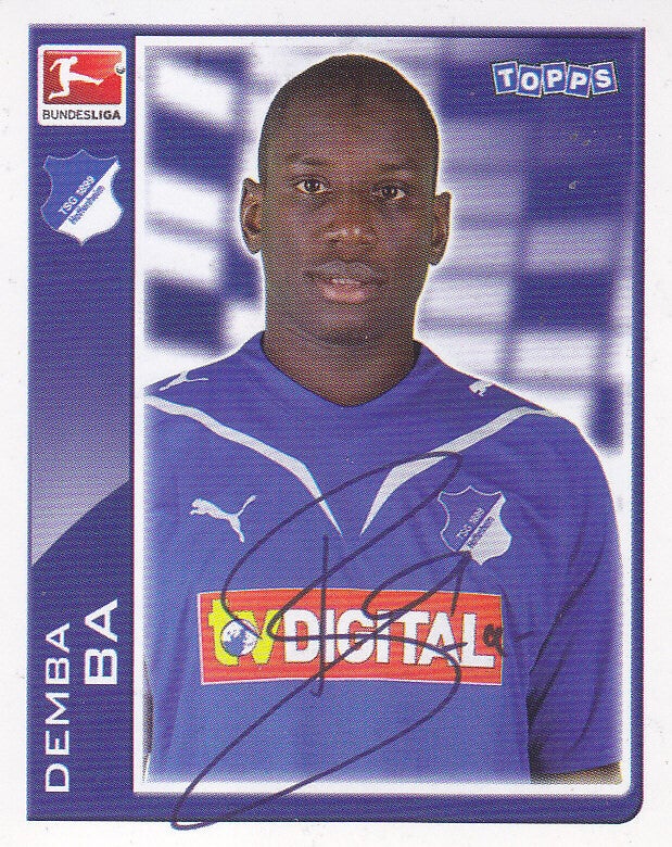 Demba Ba - TSG Hoffenheim - Topps Bundesliga 2010 - Basis Bild - Nr. 151