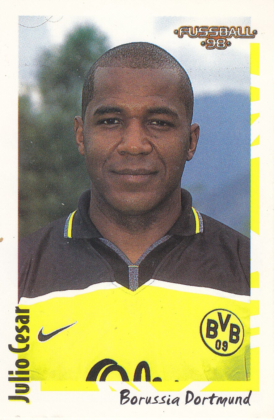 Julio Cesar / Borussia Dortmund / Panini Bundesliga 1998 / Basis Bild / Nr.68