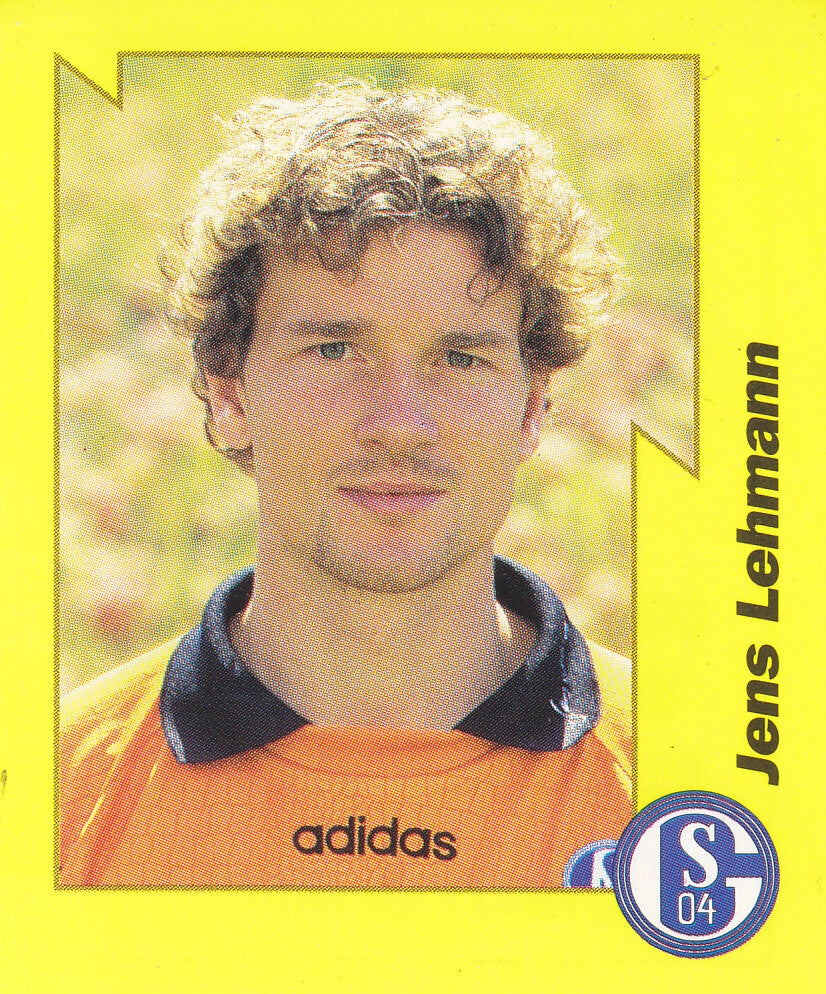 Jens Lehmann - FC Schalke 04 - Panini Bundesliga 1997 - Gelbe Serie - Nr. 202