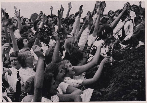 Seine Straßen führen Adolf Hitler zum Volk / Sammelwerk Nr. 15 / Bild Nr. 123 Gruppe 65