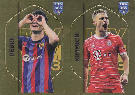 Pedri & Kimmich / Panini Fifa 365 Jahr 2024 / My Golden Team / Nr. PED KIM