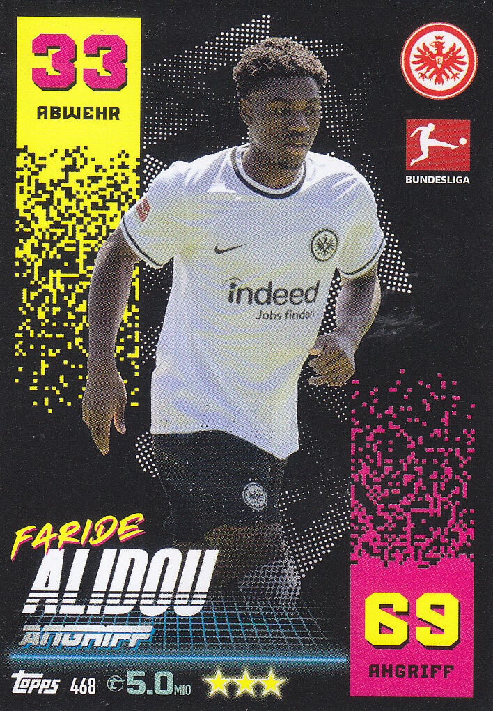 Faride Alidou Eintracht Frankfurt Basis Karte Nr.468