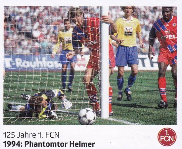 1994: Phantomtor Helmer / Panini 125 Jahre 1.FC Nürnberg / Nr. 24